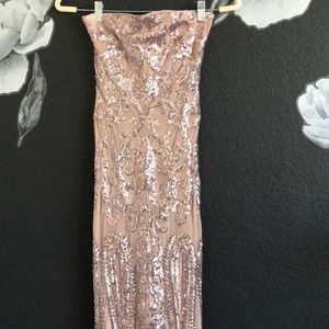 maxi sequence macy’s dress